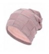 Unisex Womens Fleece Lining Slouchy - Pink - CR188QTTILA