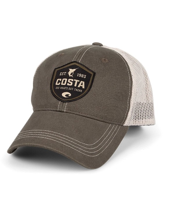 Costa Shield Trucker Hat - Moss/Stone - C311B303LAD