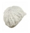 SS Sophia Glitter Newsboy Cap White in Men's Newsboy Caps