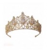 FF Wedding Crown for Brides Crystal Bridal Tiara - C312O9XDXE0