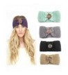 Knit Headband Crochet Head Wrap Pony Tail Head band Messy Bun Hat Gift for Her - 9c - CE187QQRYZI