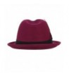 Gemvie Woolen Crushable Feather Gangster in Men's Fedoras