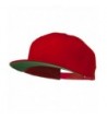 Wool Blend Prostyle Snapback Cap - Red - CE118E486KH