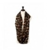 Womens Leopard Print Infinity Scarf