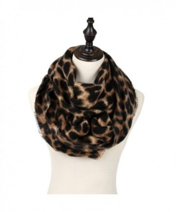 Womens Leopard Print Infinity Scarf in Fashion Scarves