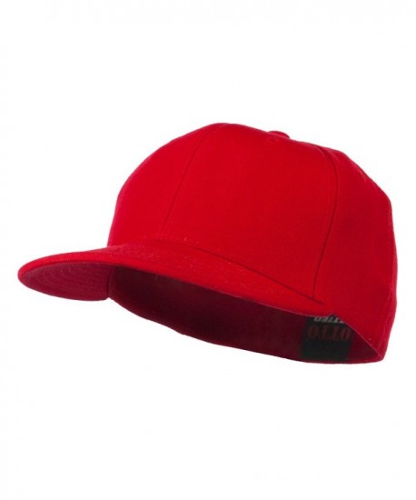Pro Style Wool Fitted Cap - Red - CG11LUH122T