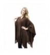 Brown Knit Shawl Wrap Women