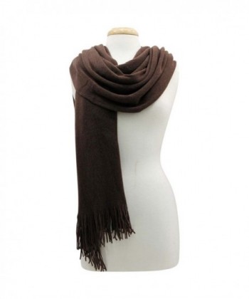 Brown Knit Shawl Wrap Women in Cold Weather Scarves & Wraps