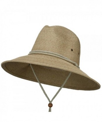 Men's UPF 50+ 4 Inch Safari Hat - Wheat - C2120H8FPRJ