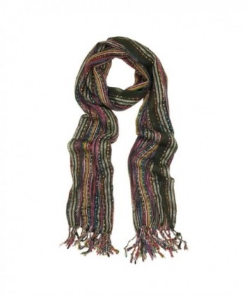 Unique Multi Color Trendy Glitter Scarf - Different Colors Available - V2 - C5118C6EN8B