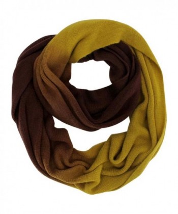Gradient Knit Infinity Scarf - Mustard - CV110C3WOFL