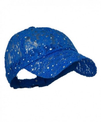 UV Lace Sequin Glitter Cap