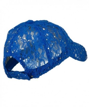 UV Lace Sequin Glitter Cap in Women's Baseball Caps