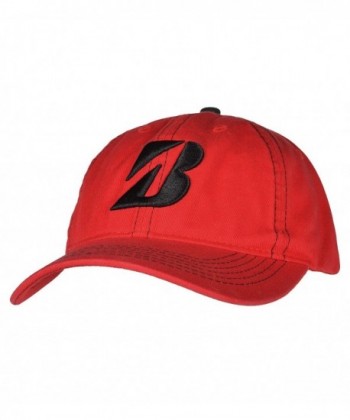 Bridgestone Golf Contrast Stitch Team Colors Cap - Red/Black - CG117DPGTPR