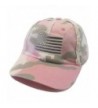 Womens American Flag Cap Pink Camo - CI120KV3MRD