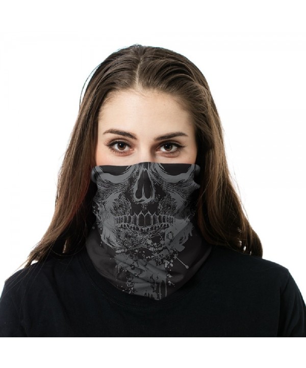 GETTAC BANDZ Protects functional Headwear - Grey Skull - C2184AK0ZQM