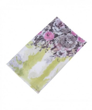 GERINLY Spring Scarves Stripe Blooming in Fashion Scarves