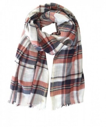 Kitara Women's Plaid Lurex Scarf - C2188469ZU9