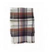 Kitara Womens Plaid Lurex Scarf