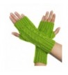 FINGERLESS MITTENS GLOVES Alpaca Wool made in PERU - Green - CW187ER7XX4