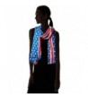 Womens Americana Oblong Scarf Navy in Fashion Scarves