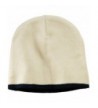 Port & Company Men's Beanie Cap - Natural/Navy - C311QDRABK9