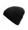 Odema Mens Winter Warm Knitting Hats Wool Baggy Slouchy Beanie Hat Skull Cap - Black-1 - CO1888UZ7YG