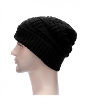 Odema Winter Knitting Slouchy Beanie in Men's Skullies & Beanies