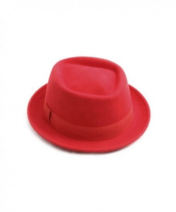 Classic Italy Diamond Porkpie Wool in Men's Fedoras