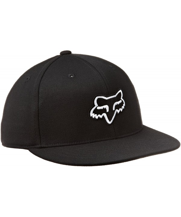 Fox Men's The Steez Fitted Hat By Flexfit - Black - C01148N53QD