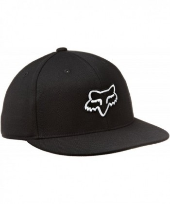 Fox Men's The Steez Fitted Hat By Flexfit - Black - C01148N53QD