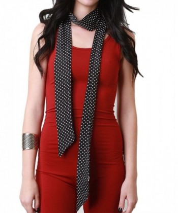 StylesILove Cute Design Headband Skinny Fashion Scarf- 3 Styles - Polka Dot - CD12DR8YMQL