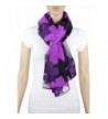 Achillea Lightweight Burnout Embroidered Pattern in Fashion Scarves