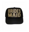 Bridesmaid Glitter Trucker Hat - C717YKE52NL