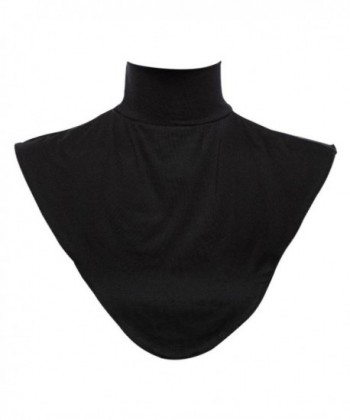 Bluelans Women's Detachable Moslem Islamic Hijab Collar Neck Cover Loop Scarf - Black - CD12MAHLD4U