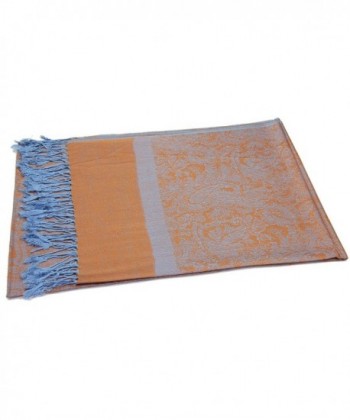 Achillea Vintage Jacquard Paisley Pashmina in Cold Weather Scarves & Wraps