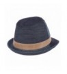 WITHMOONS Cotton Fedora Leather LD3279 in Men's Fedoras