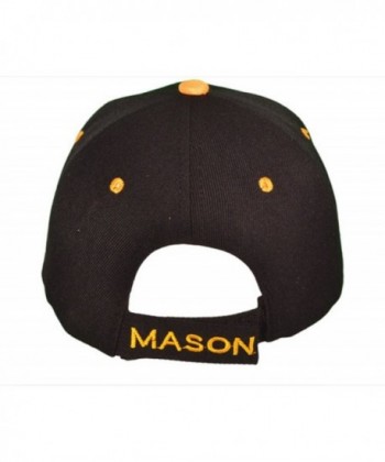 SNAPKING Black Masonic Baseball Snapking in Men's Baseball Caps