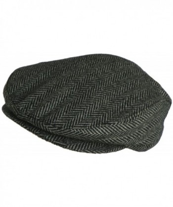 Broner Wool Herringbone Flap Black