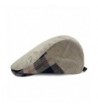 LOCOMO Checker Check Plaid Tartan newsboy Beret Cap Hat FFH032 - Ffh274kak Khaki - CO11YU0CXP3