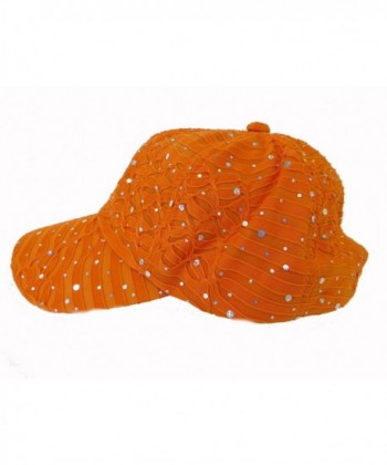 Florida Hat Company Orange Sparkle in Women's Baseball Caps
