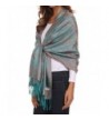 Sakkas Avril colorful allover Paisley Pashmina/ Shawl/ Wrap/ Stole - 3-teal - CE124TM54TN