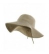 Knitted ML Wide Brim Hat - Khaki - CL114F2WW4N