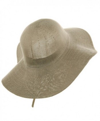 Knitted ML Wide Brim Hat in Women's Sun Hats