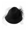 Winter Netting Overlay Fedora Hat in Women's Fedoras