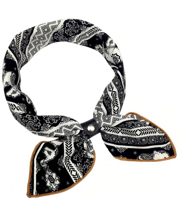 BaiX Women's Multiple Prints Square Scarf Neckerchief Hair Neck Scarves - Pattern 20 - CL182A75OL7