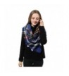 Blanket Scarf Womens Plaid Scarf Scarves for Women Checked Winter Scarf Shawls and Wraps - C: Blue - C1186TG3C26