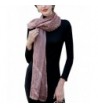 Women Vintage Hollow Flower Scarf Solid Color Rectangle Cotton Hemp Neckerchief - Pink - CD186L6YG6K