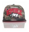 California Republic Flat Special Edition Snapback Hat Cap - Various Colors - Camo - CA11F1TU37H