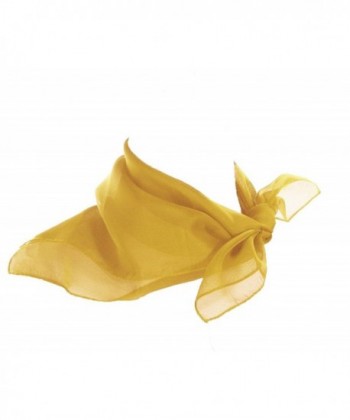 Yellow Light Sheer Chiffon Scarves in Fashion Scarves